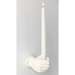 Vintage Pop Art Nancy Funk Ceramic Hand Wall Mount Candle Holder